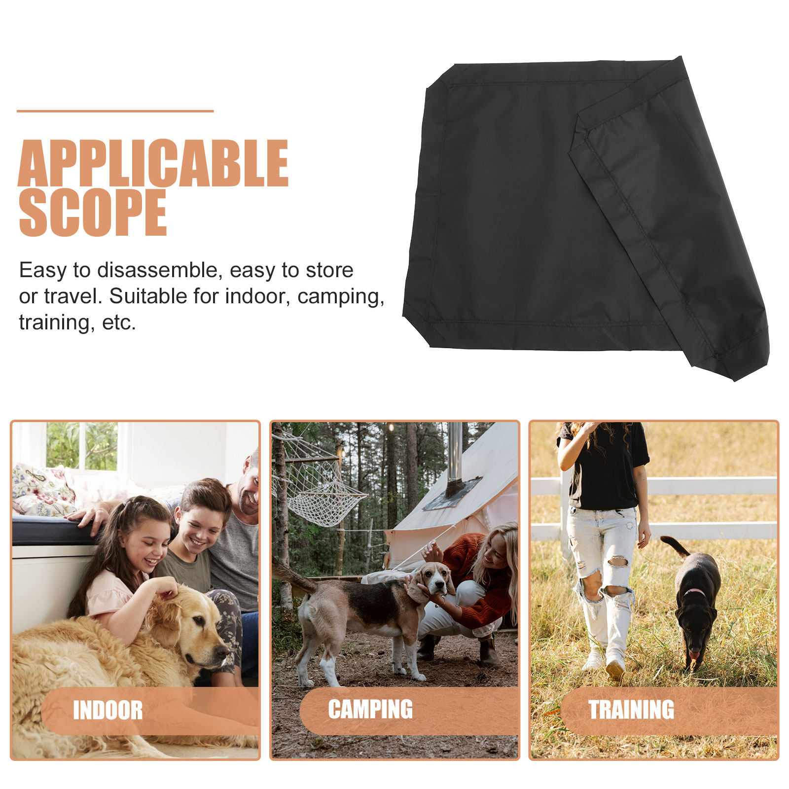 غطاء سرير مرتفع للحيوانات الأل - مراجعة Outdoor Camping Dog Bed وسعره