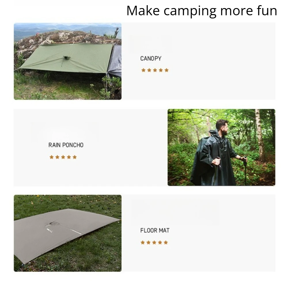 2026 للرحلات والتخييم، معطف مط - مراجعة Camping Rain Poncho وسعره